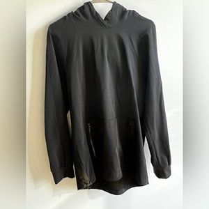 Theory hooded sweater Size M black Nylon shell